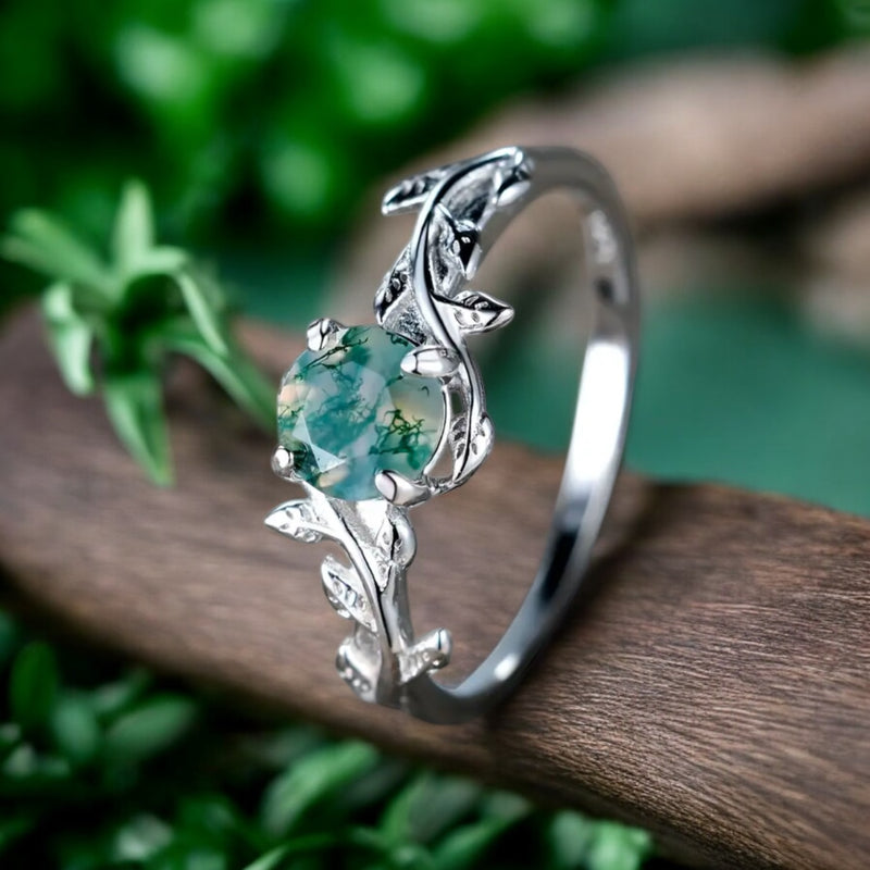 MOOASACHAT STERLING SILBER RING ,, FIRA“